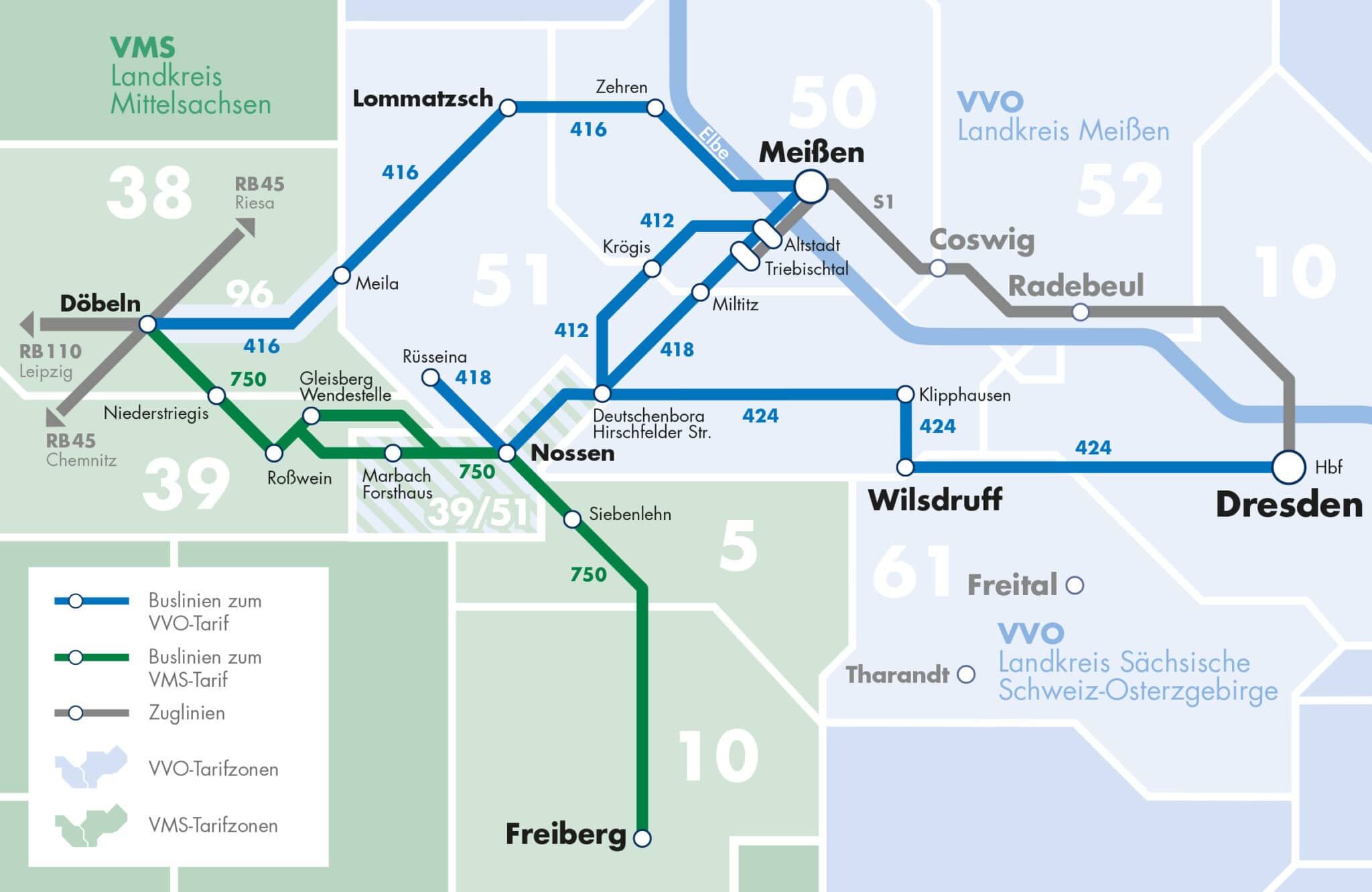 Bahnersatz Döbeln – Meißen — Verkehrsverbund Mittelsachsen
