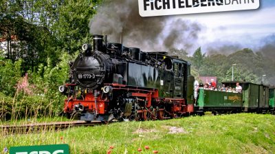 Mit der Fichtelbergbahn geht's von Cranzahl nach Oberwiesenthal.